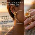 Botanical Axis #02 [11110] Fearless Sovereign | Dual-Dangle Earrings