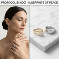 Western Origin R1 #08 [11000] Blueprints of Peace | Dual-Metal Ring Set