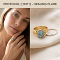 Western Origin R1 #09 [10111] Healing Flare | Dual-Metal Ring Set