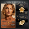 Botanical Axis #10 [10110] Equatorial Equilibrium | Dual Necklace Set