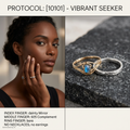 Western Origin R1 #11 [10101] Vibrant Seeker | Dual-Metal Ring Set