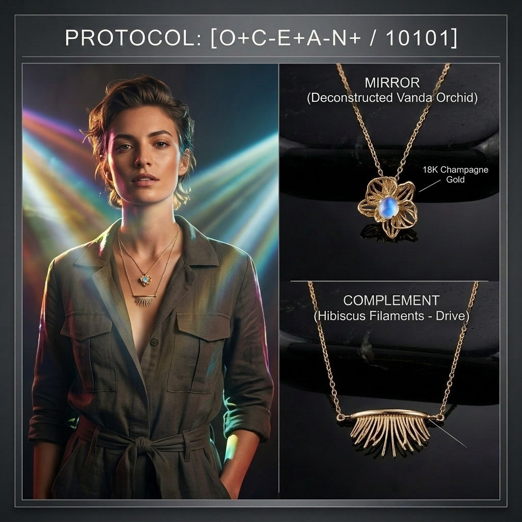Botanical Axis #11 [10101] Vibrant Seeker | Dual Necklace Set