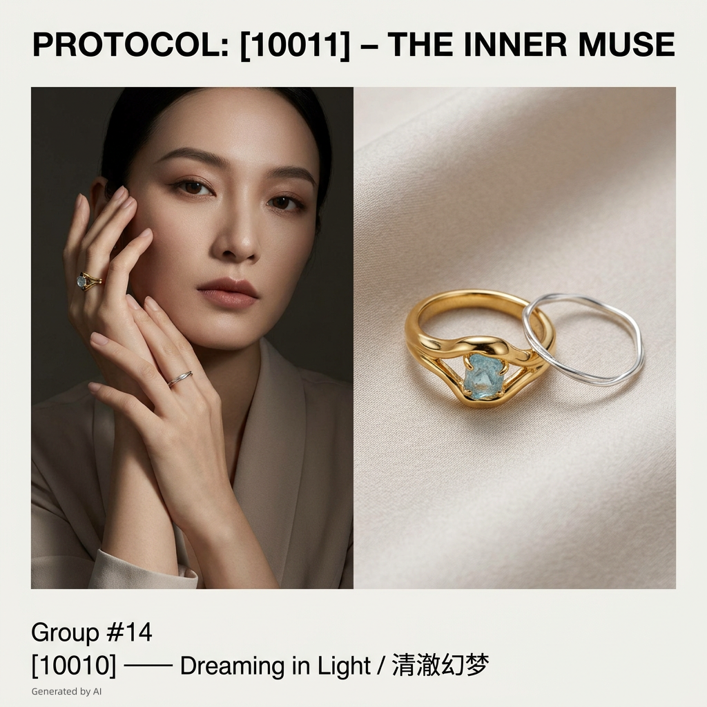 Western Origin R1 #13 [10011] The Inner Muse | Dual-Metal Ring Set