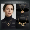 Botanical Axis #13 [10011] The Inner Muse | Dual Necklace Set