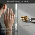 Western Origin R1 #16 [10000] The Minimalist Dreamer | Dual-Metal Ring Set
