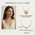 Botanical Axis #16 [10000] Ethereal Visionary | Dual Necklace Set