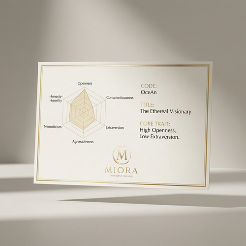 Big Five Personality Jewelry - OceAn Ethereal Visionary Necklace with Natural Moonstone