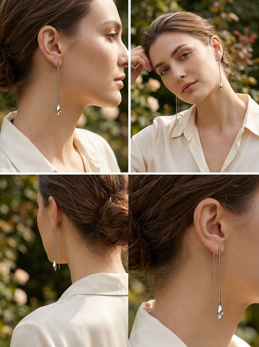 THE STOIC GUARDIAN | "oCean" Vertical Integrity Calla Lily Threaders