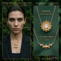 Botanical Axis #20 [01100] The Guarded Gate | Dual Necklace Set