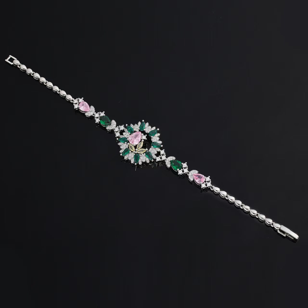 High Carbon Diamond Jewelry Set: Romantic Heart Collection for Women (Necklace, Earrings, Ring)