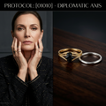 Western Origin R1 #22 [01010] Diplomatic Axis | Dual-Metal Ring Set