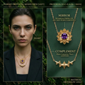 Botanical Axis #23 [01001] The Observant Core | Dual Necklace Set