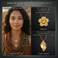 Botanical Axis #25 [00111] Vibrant Nurturer | Dual Necklace Set