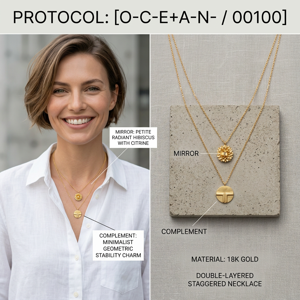 Botanical Axis #28 [00100] Pragmatic Pleasure | Dual Necklace Set