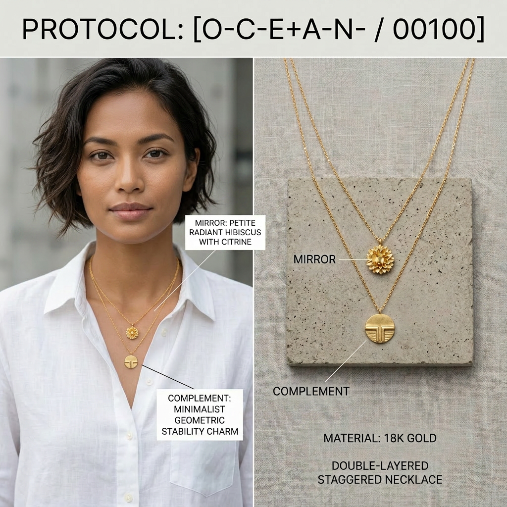 Botanical Axis #28 [00100] Pragmatic Pleasure | Dual Necklace Set