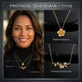 Botanical Axis #02 [11110] Fearless Bloom | Dual Necklace Set