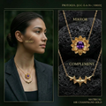 Botanical Axis #31 [00001] Deep Echo | Dual Necklace Set