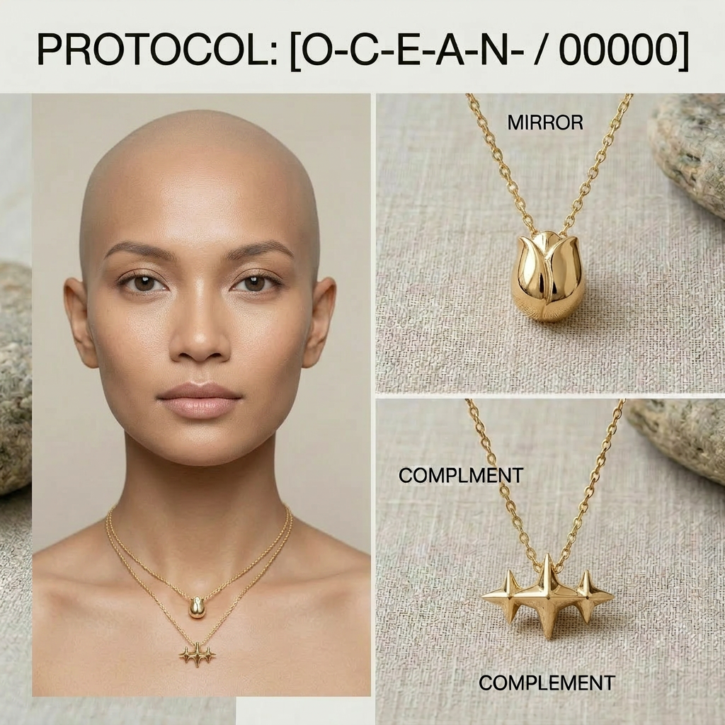 Botanical Axis #32 [00000] Absolute Origin | Dual Necklace Set