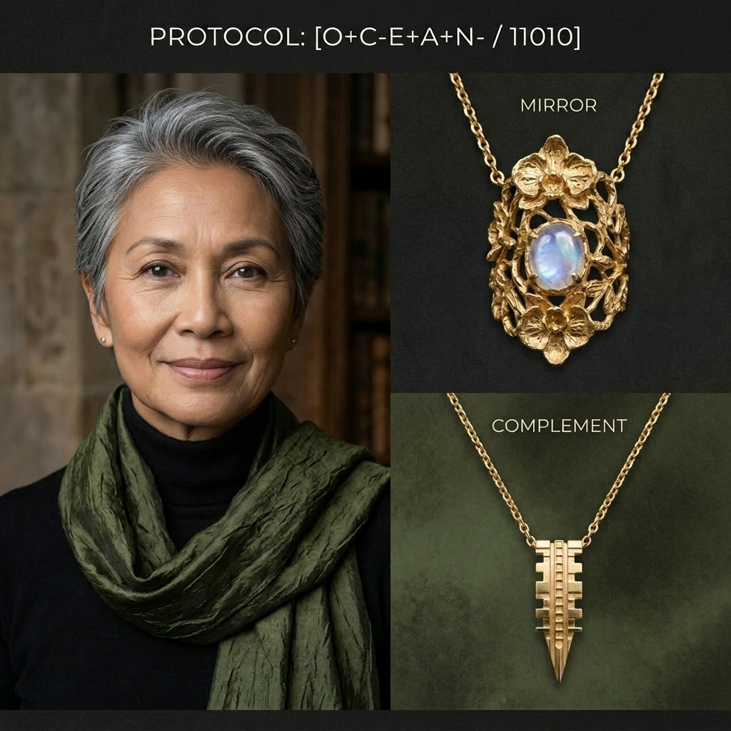Botanical Axis #06 [11010] Silent Revolution | Dual Necklace Set