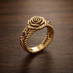 THE HARMONIOUS CAPTAIN | "oCEAn" Unity Bloom Woven Band Ring