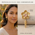 Botanical Axis #09 [10111] Healing Flare | Dual-Dangle Earrings