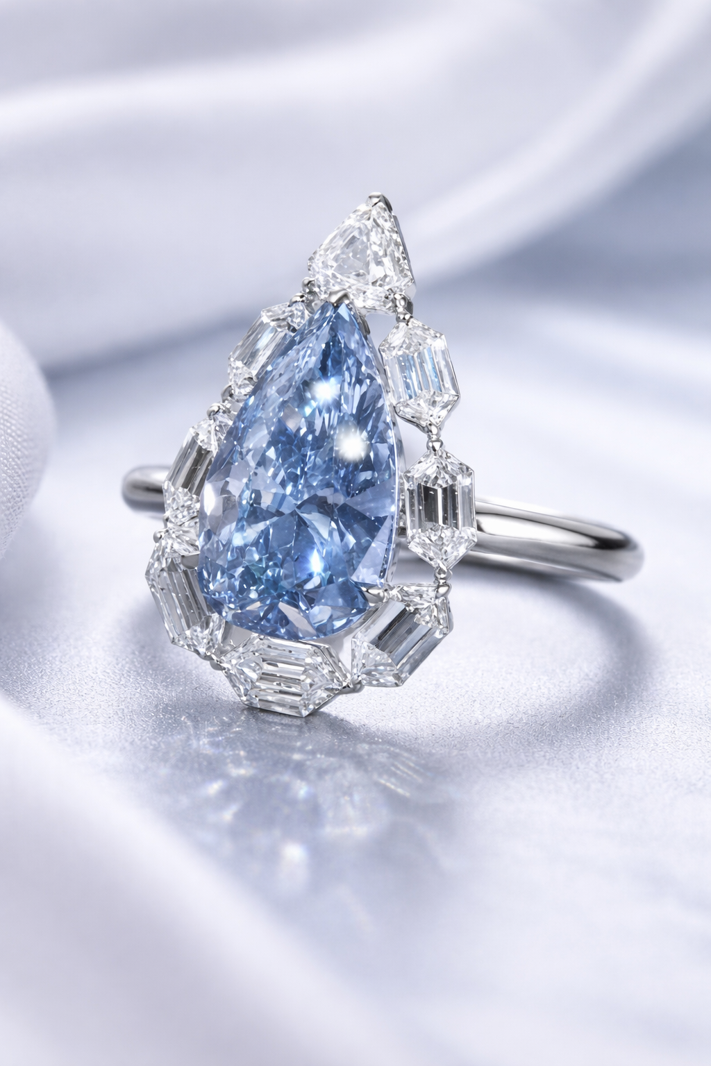 THE STOIC GUARDIAN | "oCean" Crystalline Logic Blue Zircon Ring