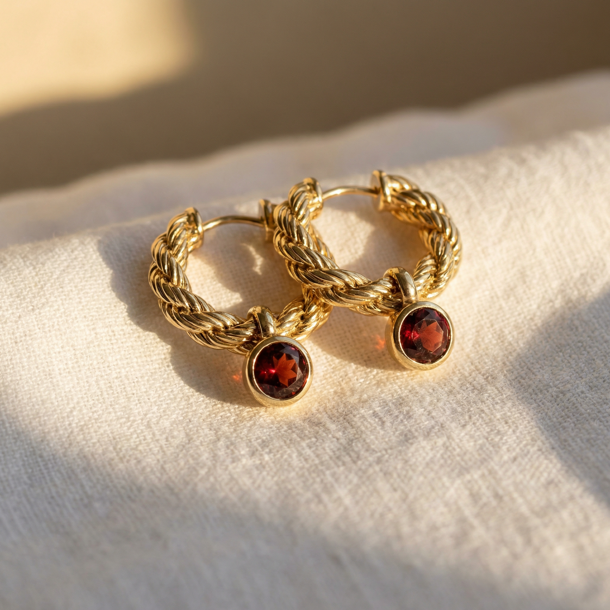 The Beacon Braid Hoops