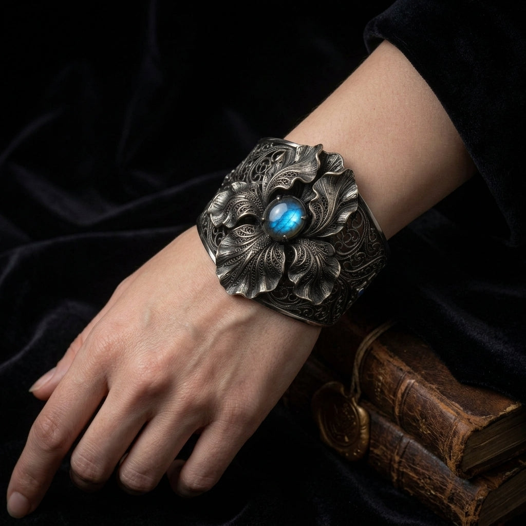 THE INTROSPECTIVE MUSE | "OCeAN" Soul Armor Iris Bangle