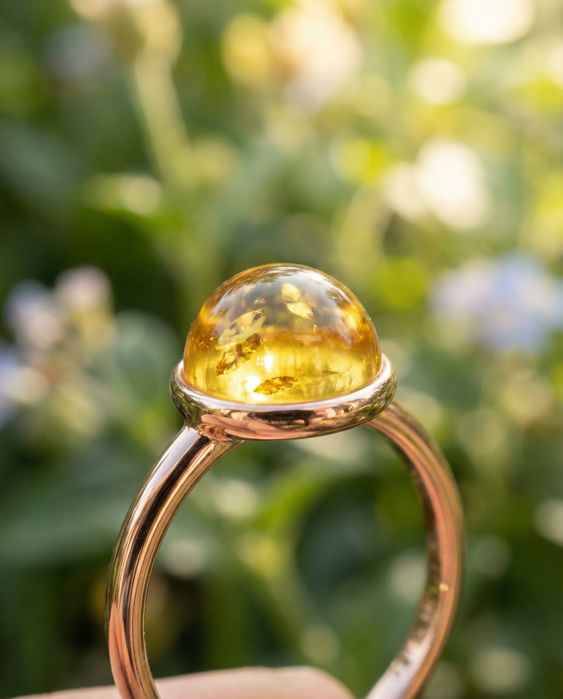 The Sun-Kissed Stack Ring